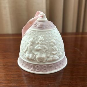 Lladro Christmas bell ornament